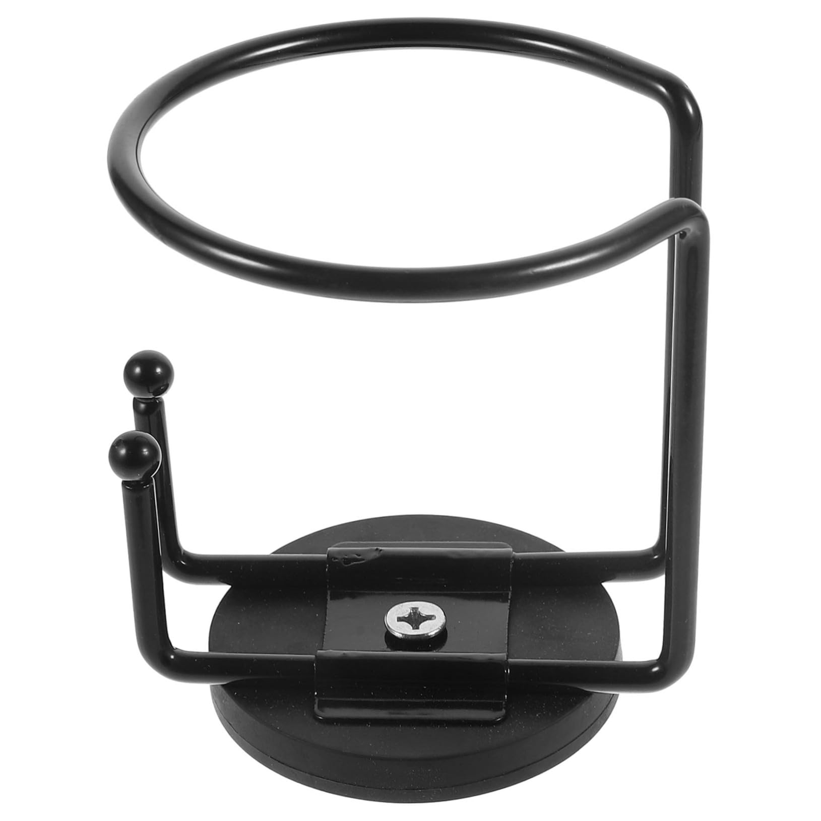 PRETYZOOM Getränkehalter Becherhalter Kinderwagen Magnetische Tasse Inhaber Gestell Flasche Spender Zubehör Kopfstütze Expander Bootsbecherhalter-klemme Zusammenklappbar Wein Black Eisen von PRETYZOOM