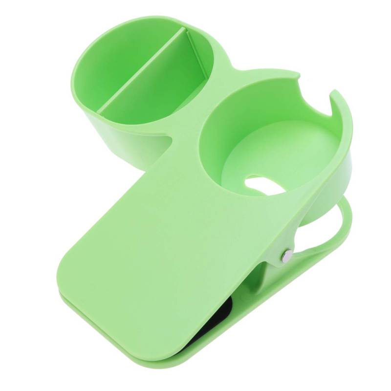 PRETYZOOM Wasserhalterklemme Trinkbecherhalter Becherhalter-klemme Schreibtisch Für Auto Desktop-Organizer-Regal Getränkehalter Im Auto Getränkehalter Für Autos Tischbecher-Clip Green von PRETYZOOM