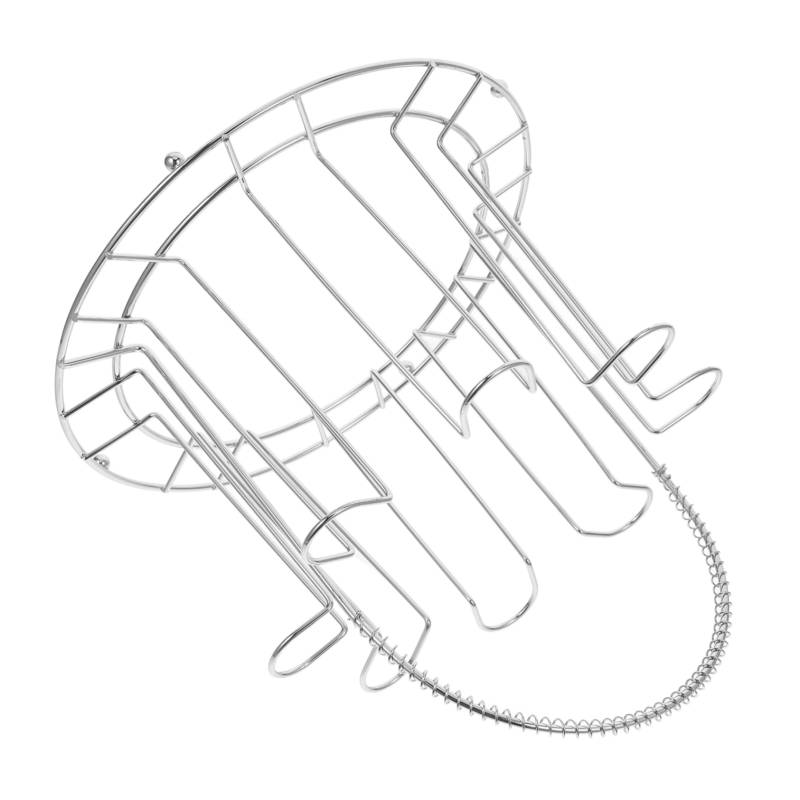 PRETYZOOM Weinglashalter Glashalter Für Bar Tassenregal Tassenaufbewahrungsorganisator Flaschenhalter Für Die Küche Partybecher-Organizer Tassentrockner-Organizer Tassenspender Silver Eisen von PRETYZOOM