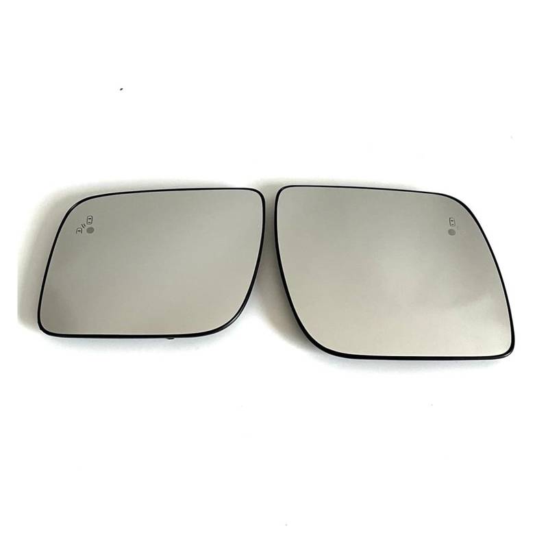 Außenspiegelglas Für USA-Version Für Explorer 2011-2013 2014 2015 2016 2017 2018 2019 Auto Toter Winkel beheiztes Spiegelglas ohne Licht Seitenspiegelglas(Left and Right) von PRFGSGVBV