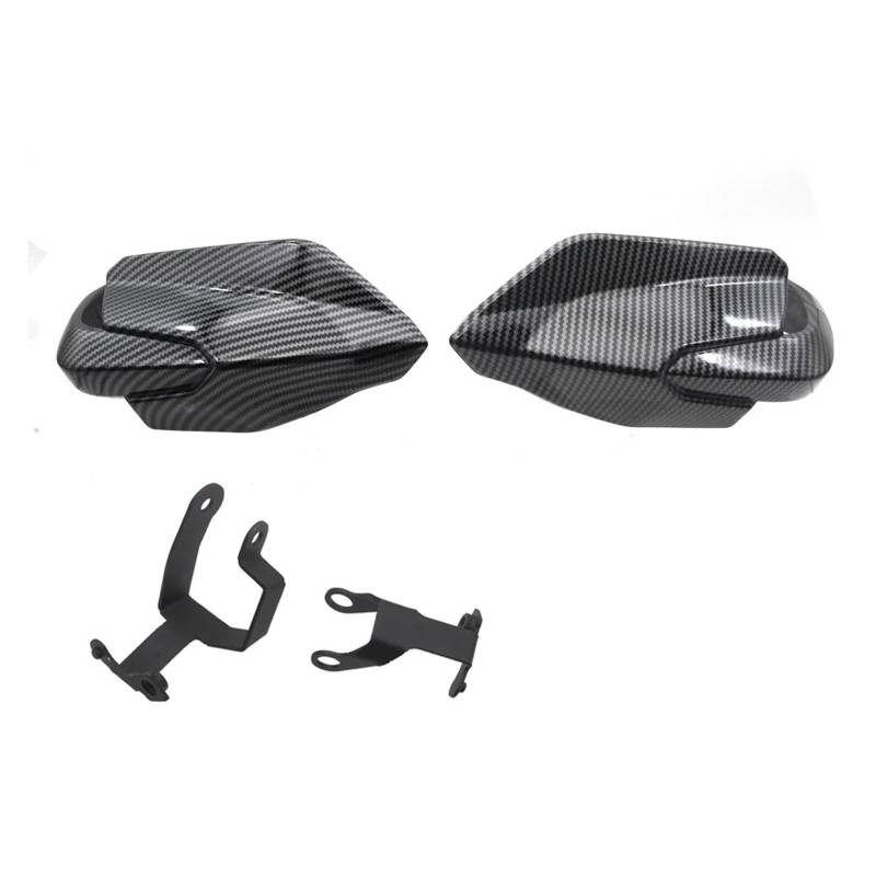 Hand Windschutz Für T&iger Für S&Port 660 TIGER660 TRIDENT660 2022 2023 2024 Motorrad Handschutz Handprotektoren Schutz Handschutz Lenkerschutz Carbon-Look Handschützer Griffschutz(Carbon Set) von PRFGSGVBV