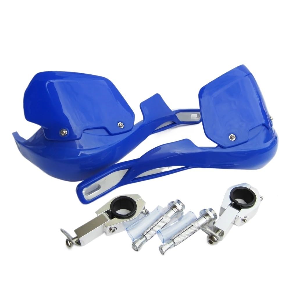 Hand Windschutz Universal Motorrad 22MM 28MM Handschutz Hand Lenker Schützen Für ATV Dirt Bike Griff Bar Schutz Schützen Schild Handschützer Griffschutz(28mm Blue) von PRFGSGVBV