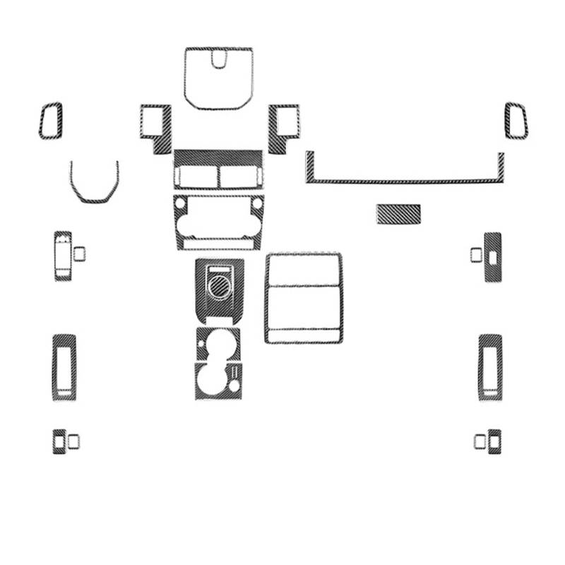 Interieur Mittelkonsole Für L&and Für R&Over Für D&ISCOVERY Für S&Port 2015 2016 2017 2018 2019 Auto Innen Getriebe Tür Air Outlet Trim Aufkleber Zubehör Auto Innenraum Rahmen(Full Set LHD 28pcs) von PRFGSGVBV