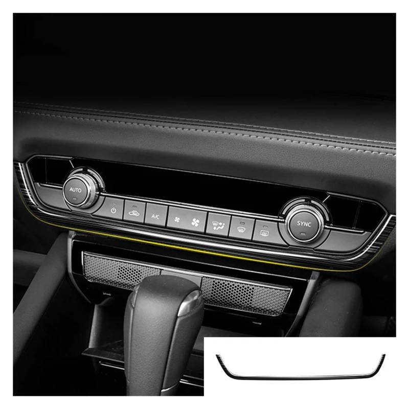 Interieur Mittelkonsole Für M&azda 6 2019 2020 2021 Auto Center Konsole Wasser Tasse Panel Getriebe Rahmen Trim Abdeckung Dekoration Innen Form Auto Innenraum Rahmen(KNOB) von PRFGSGVBV