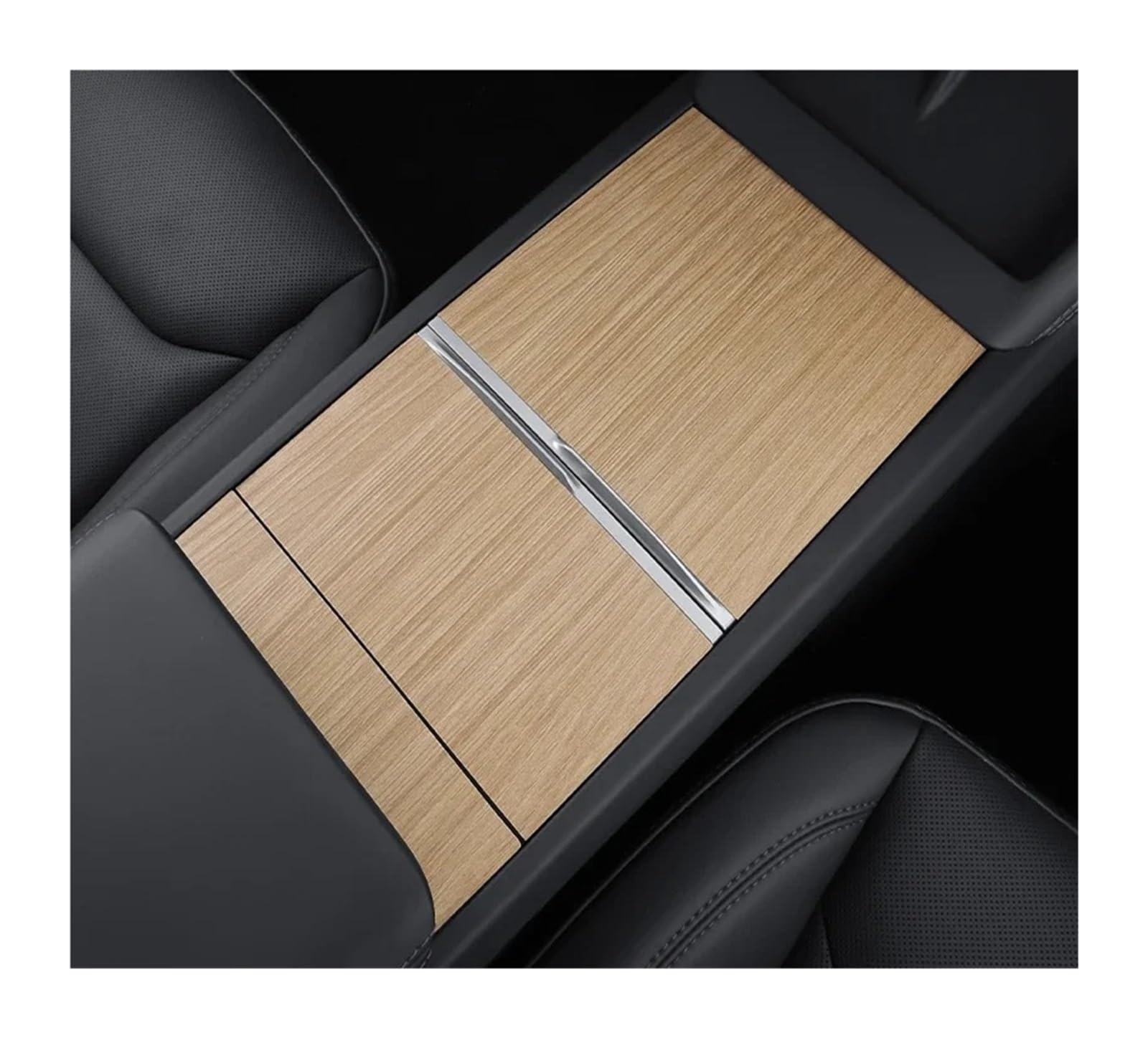 Interieur Mittelkonsole Für T&esla Für Modell 3 2024 Highland Center Console Panel Aufkleber Holzmaserung Film Carbon Zentrale Steuerung Abdeckung Auto Innen Zubehör Auto Innenraum Rahmen(Wood Grain) von PRFGSGVBV