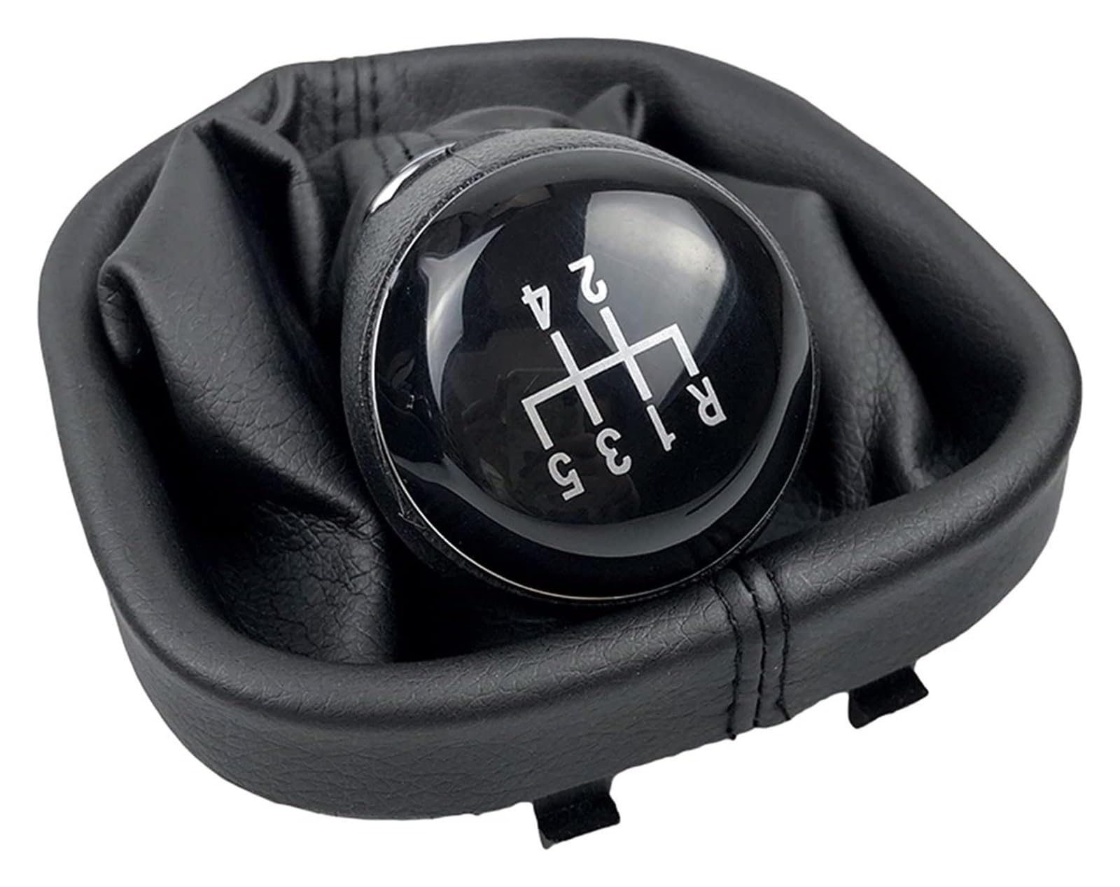 Schaltknauf-Adapter Für VW Für CADDY II 2 MK2 Für T&ouran 2004-2009 Auto Styling Schaltknauf Hebel Stick Gamasche Kofferraumabdeckung Kragenetui(5 Speed) von PRGPMSUNAD