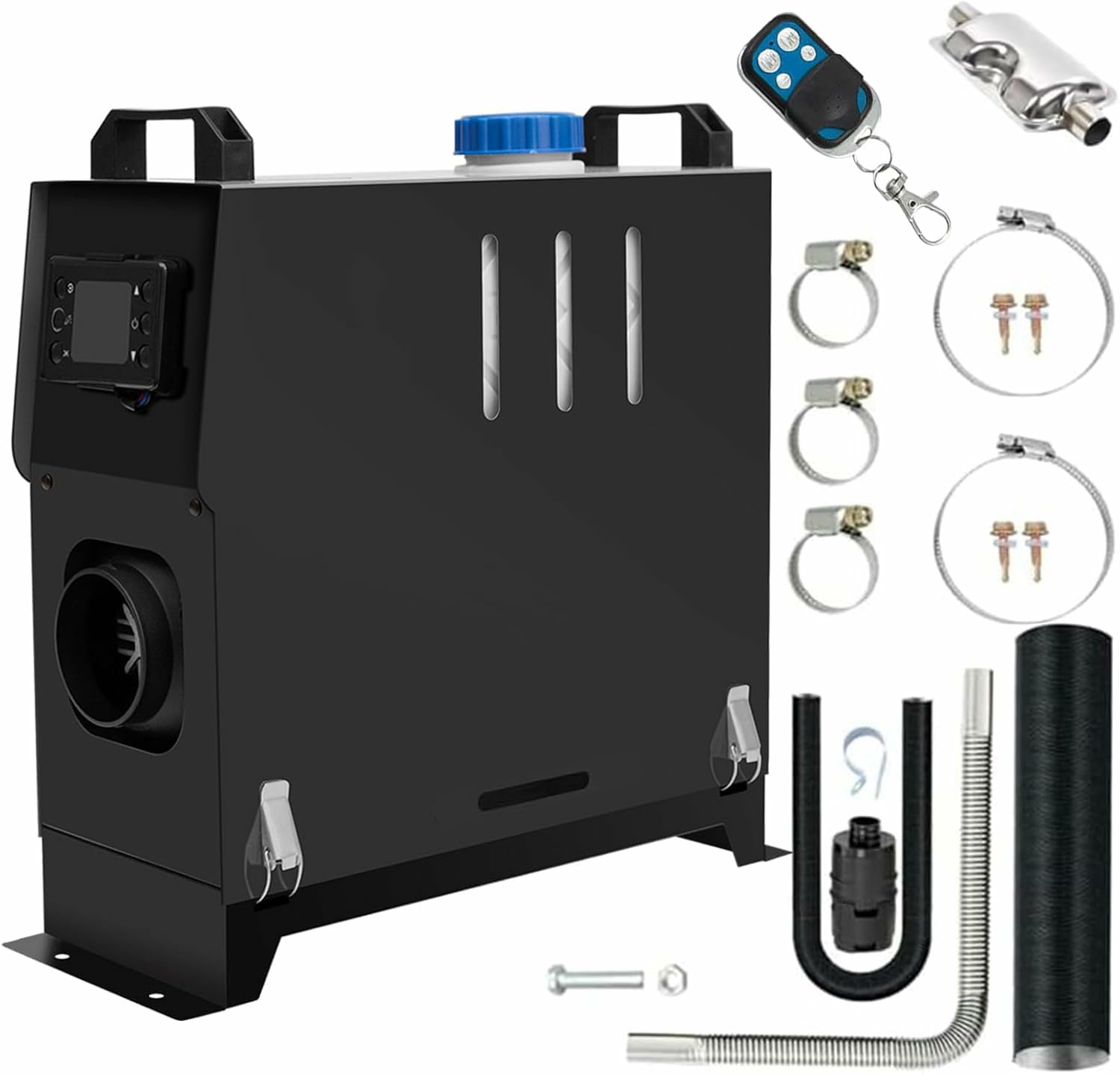 PRIJESSE 8KW Dieselheizung All-in-One, Diesel-Luft-Auto-Parkheizung 12V mit verbessertem LCD-Schalterdisplay und Fernbedienung, schnelles Aufheizen, für Wohnmobil, Garage, LKW, Boot von PRIJESSE