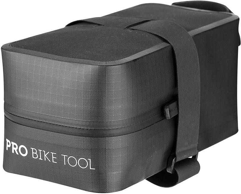 PRO BIKE TOOL Fahrrad Satteltasche - Gurt unter dem Sitz Satteltaschen für Fahrrad - Rennrad oder Mountainbike - Große Größe - Fahrrad Zubehör - Fahrrad Tasche (Größe Medium) von PRO BIKE TOOL