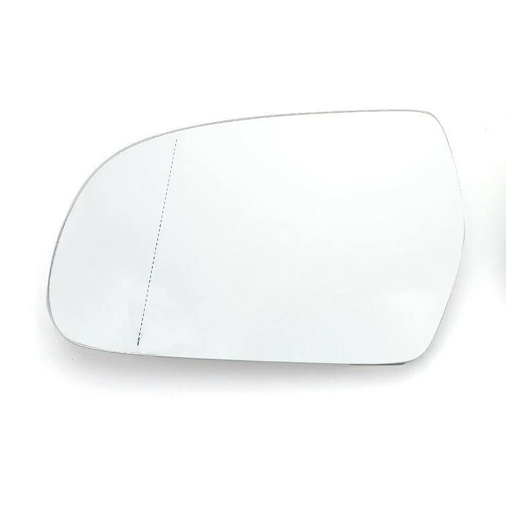 Beheiztes Spiegelglas Ersatz für Audi A5 2010 2011 2012 2013 2014-2016 Spiegelglas Außenspiegelglas links Fahrerseite Beifahrerseite beheizt asphärisch weiß,Left von PROAZM