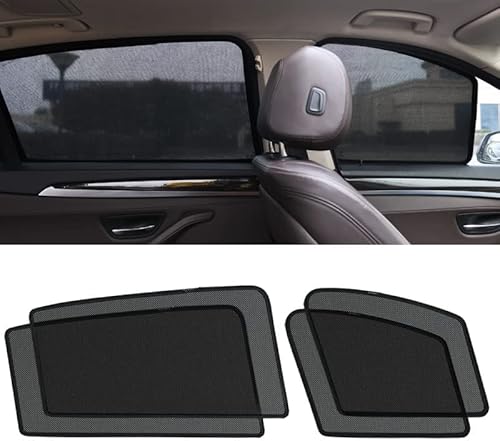 Auto Seitenfenster Sonnenschutz für Mercedes-Benz E-Klasse W210 W211 W212 W213, Magnetischer Front Heck Seitenscheibe Visier Faltbare Sonnenblende Zubehör,4 Sides von PROEI