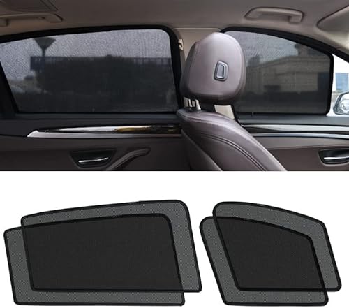 Auto Seitenfenster Sonnenschutz für Mercedes-Benz E-Klasse W210 W211 W212 W213, Magnetischer Front Heck Seitenscheibe Visier Faltbare Sonnenblende Zubehör,4 Sides von PROEI