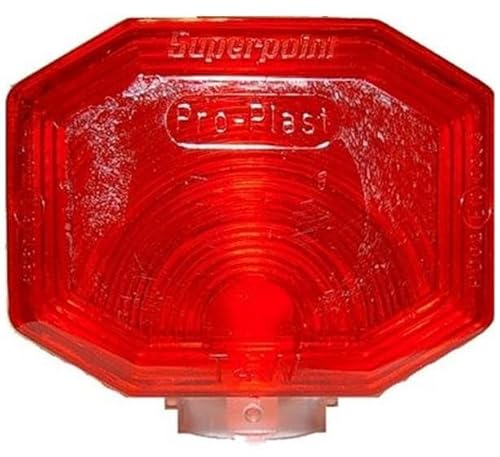 PROPLAST 40 153 104 Lichtscheibe Superpoint rot/weiss von PROPLAST