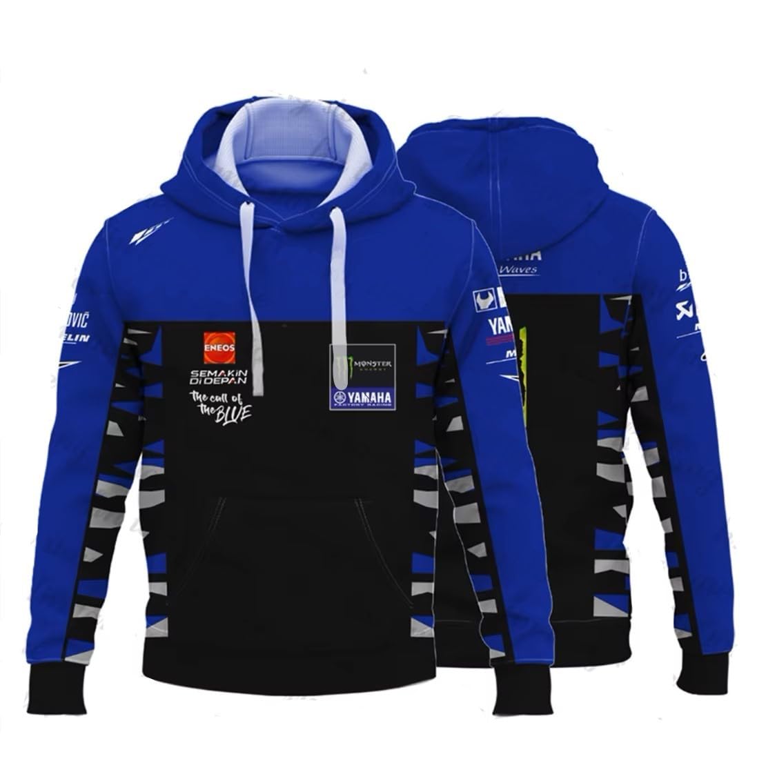 Kapuzenpullover Herren Hoodie Replica für Motorrad MotóGP Yamáha (M) von PRORACER