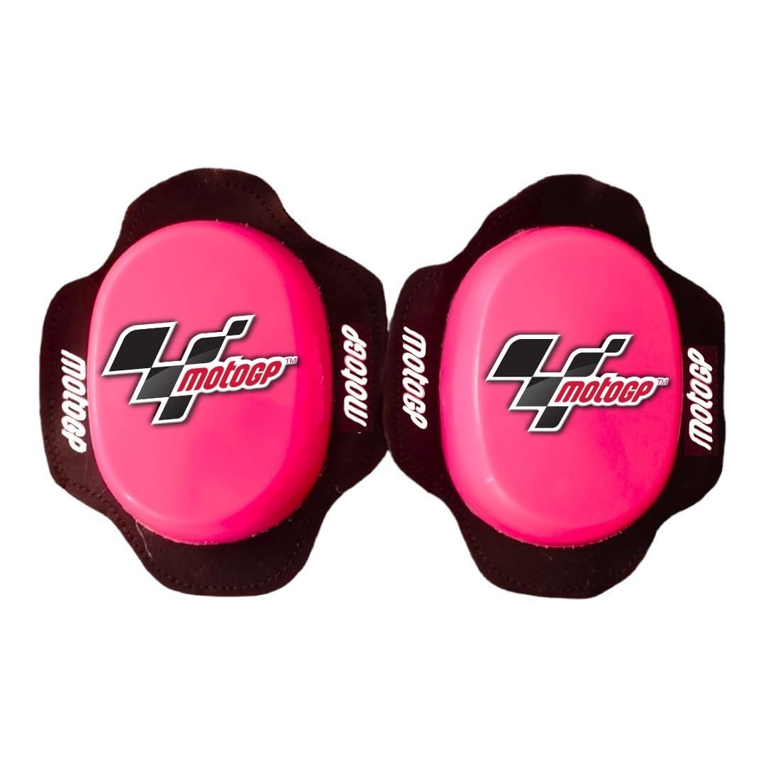 PRORACER Knieschieber Motorrad Knieprotektoren Knieschleifer für Ledercombi (Rosa) von PRORACER