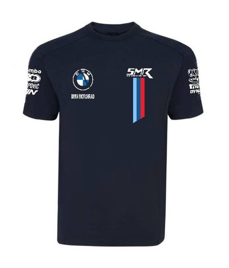 PRORACER T-Shirt für Herren Replik WSBK BMẂ SMR Motorrad (L) von PRORACER