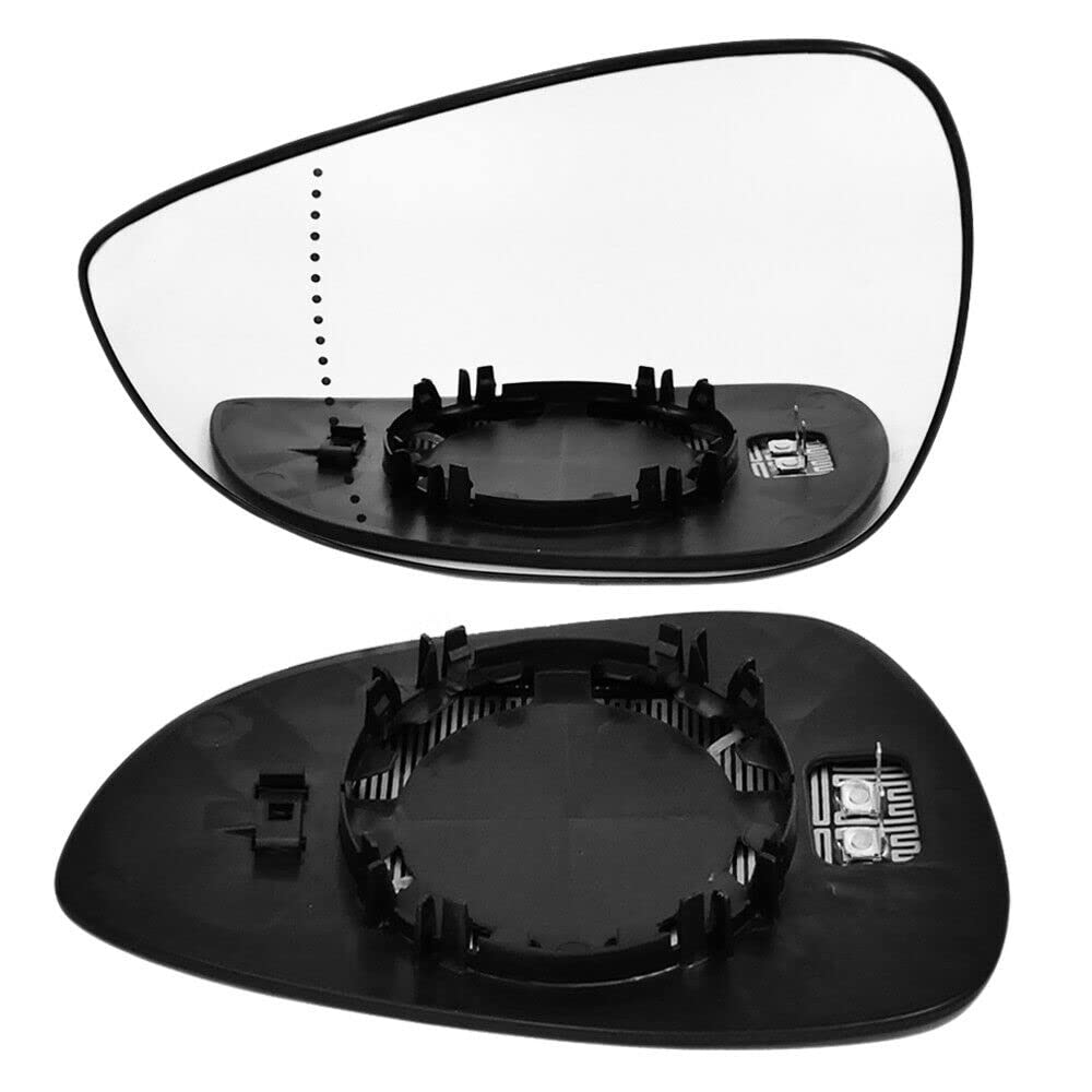 Spiegelglas Ersatzspiegelglas Außenspiegel Links Asphärisch Elektrisch Beheizbar passend für Ford Fiesta VI 2008-2015 von PS-T