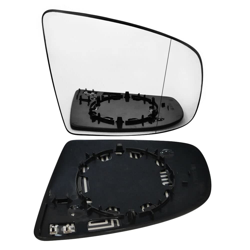 PS-T Spiegelglas Ersatzspiegelglas Außenspiegel Rechts Beifahrerseite Asphärisch Elektrisch Beheizbar für BMW X5 E70 X6 E71 2006-2014 von PS-T