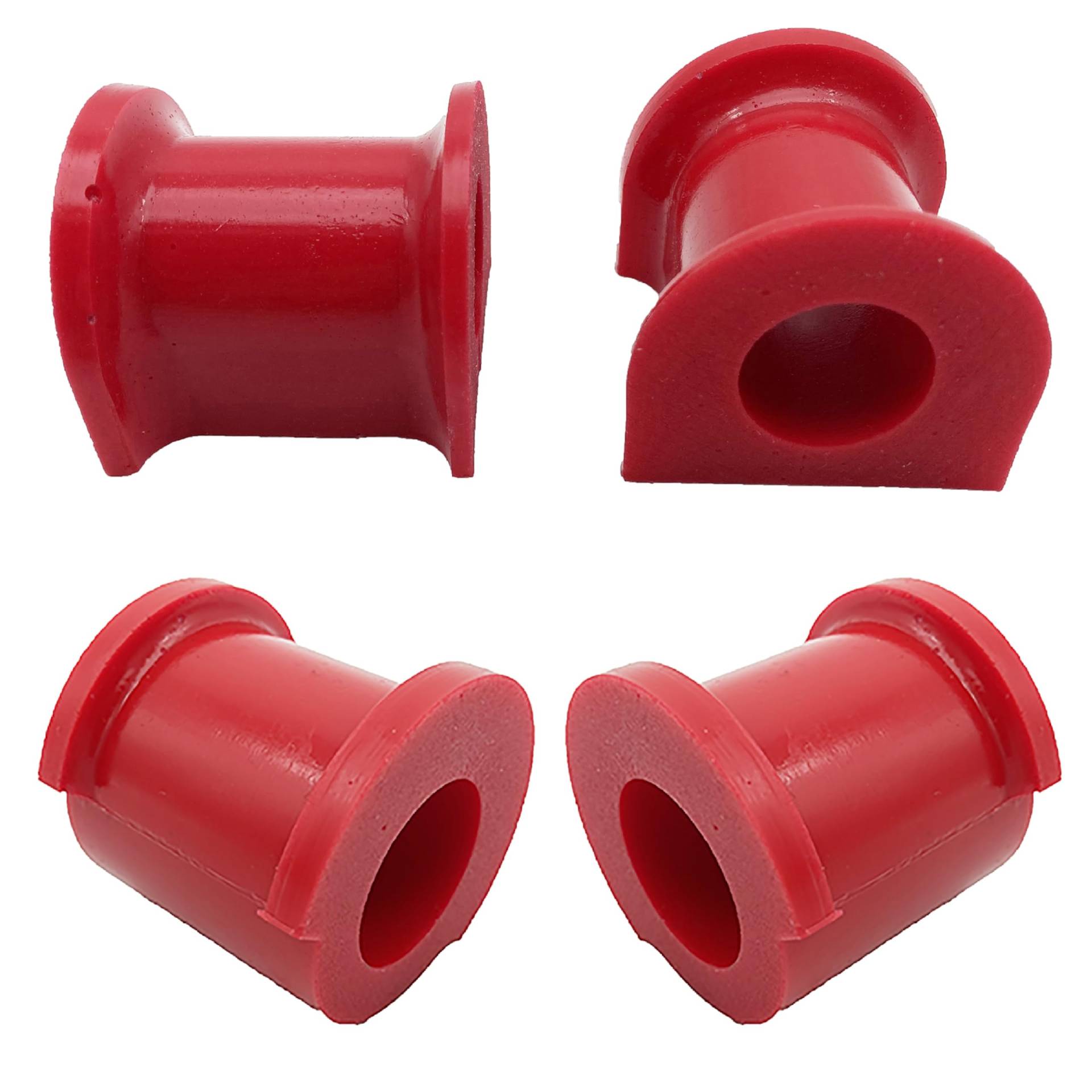 PSB Bushings - Kompletter hinterer Stabilisator innen und außen - Polyurethan-Buchsensatz mit 24 mm Innendurchmesser - Kompatibel mit VW T5/T6/T6.1 Transporter 2003-2023, Rot von PSB PROBLEM SOLVING BUSHINGS www.psbushings.com