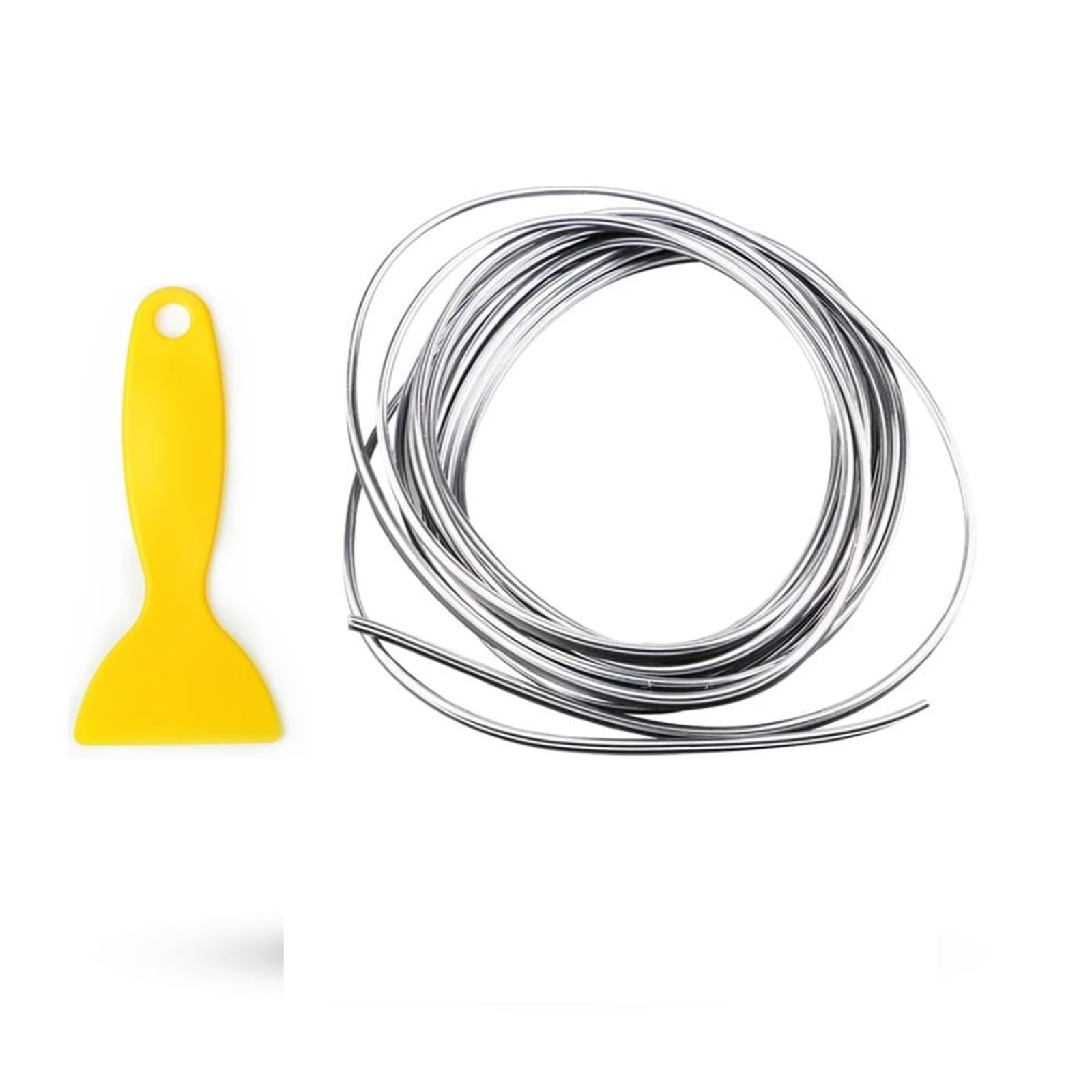 ZHGUIMING 3M/5M Auto Armaturenbrett Einsatz Trim Innen Lücke Füllstoff Tür DIY Dekorative Form Linie Flexible Streifen(3M SILVER) von PSDFJAD