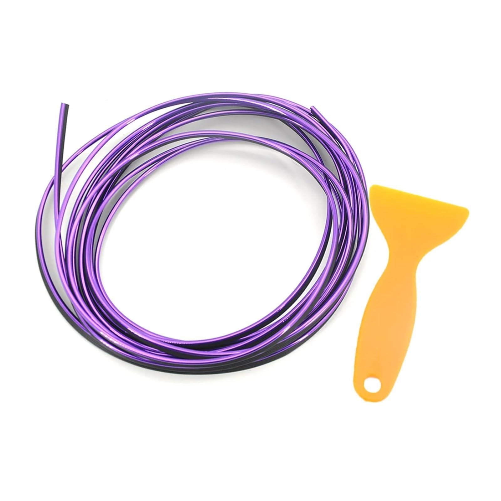 ZHGUIMING 5M Auto Styling Auto Innen Dekoration Streifen Abnehmbare Lücke Auto Dichtung Armaturenbrett Tür Rand Form Trim Linie Streifen Universal(Purple) von PSDFJAD