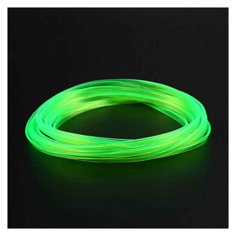 ZHGUIMING Rhyming 5M Auto-Styling Zierleiste Auto Innenraum dekorative Formlinie flexible Tür Auto Zubehör Innenteile(Fluorescent green) von PSDFJAD