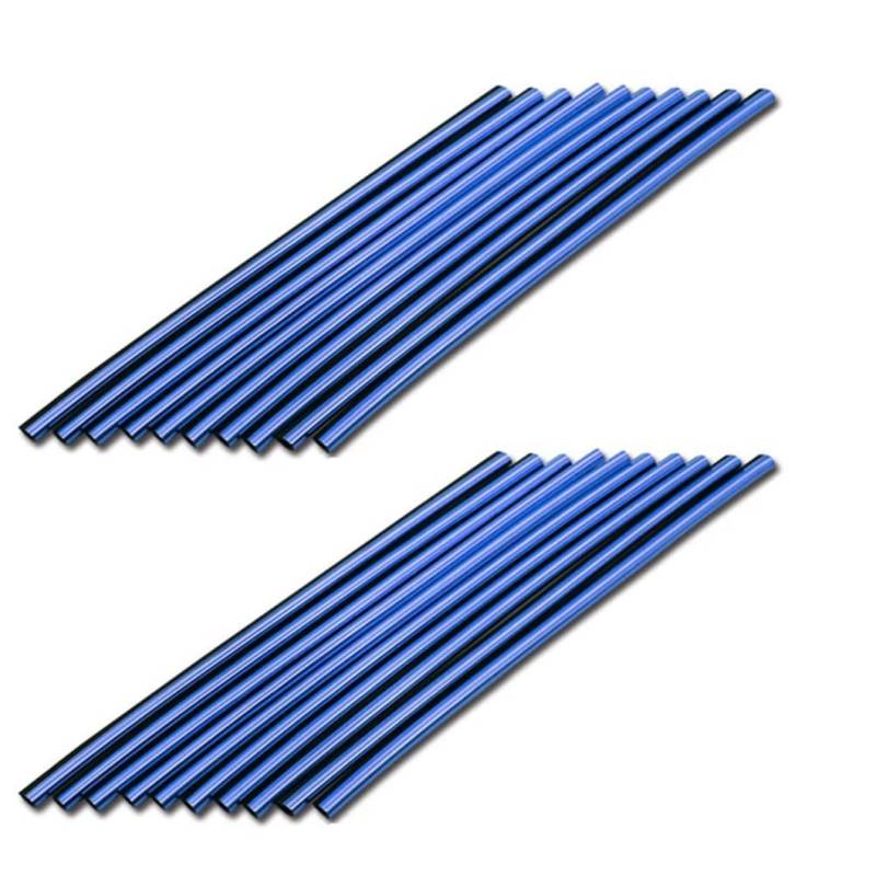 Auto Entlüftungsauslass Trim Klimaanlage Dekorationsstreifen Auto Innenzubehör 20 cm 20pcs Blau, Auto Klimaanlage Streifen von PSFDEWT