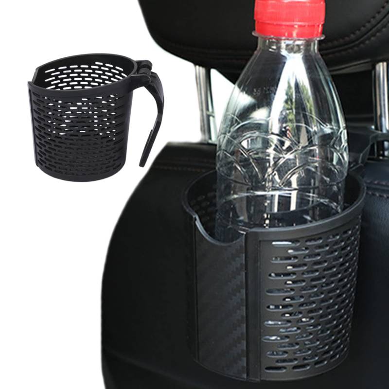 Auto -Kopfstützen -Tasse Halter Hanging Mount Getränk Wasserflasche Organizer Auto Rücksitzbecher 2pcs, Auto -Tassenhalter von PSFDEWT