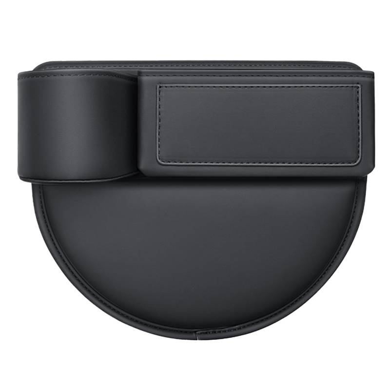 Auto Leder Cup Halter Gap Bag 11x9x3 -Zoll -Sitzlückenlagerbox mit Fächern für Telefone Brillen Karten, Autozubehör Innenräume, für Fahrersitz, Auto -Gap -Füllstoff Organisator von PSFDEWT