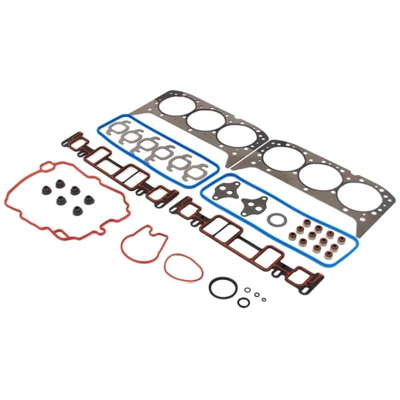 Motorventildeckel Kompatibel Mit Chevrolet Für Silverado 1500 Extended Cab Pickup 4,3 L 2004 2005 2006 2007 Automotor-Zylinderkopfdichtungssatz HS9354PT-6 HS5744F von PSRRGZTM