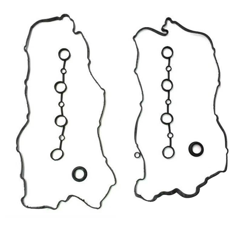 Motorventildeckel Kompatibel Mit Porsche Für Cayenne V8 2003 2004 2005 2006 Auto Links Rechts Motorventildeckel-Dichtungssatz Zündkerzendichtungen Nockendichtung 94810593205 94810593103 von PSRRGZTM