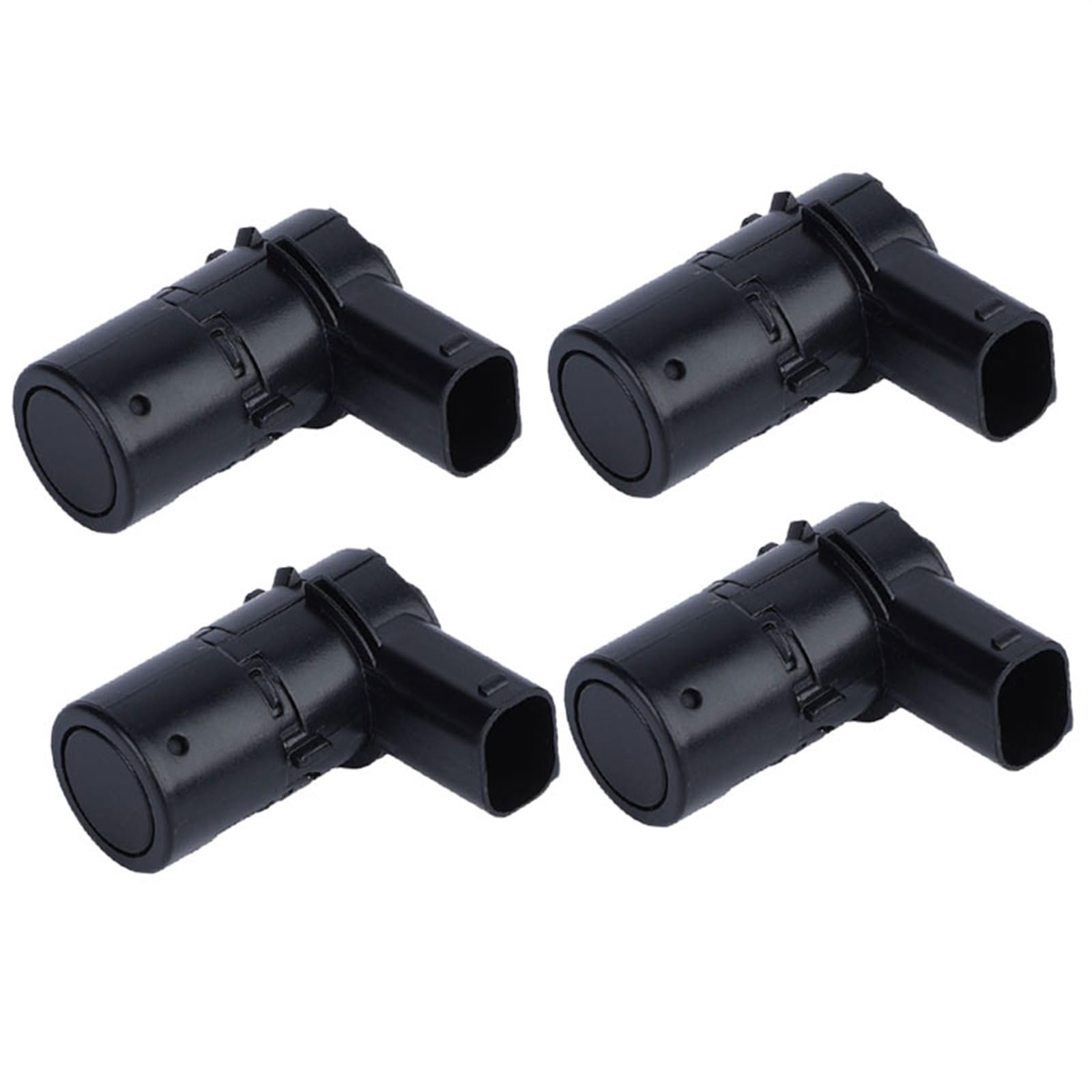 PSRRGZTM Einparkhilfen Kompatibel Mit Citroen C4 PDC Parksensor Stoßstange Rückfahrassistent Rückfahrsensor 9653849080(4PCS Black) von PSRRGZTM