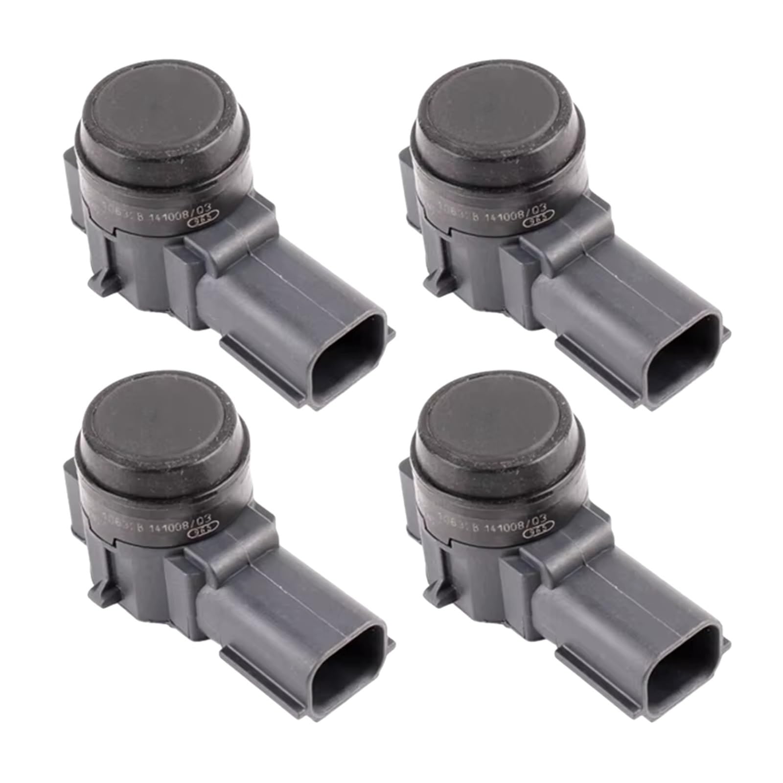 PSRRGZTM Einparkhilfen Kompatibel Mit Ford Für Ecosport Für Fiesta Auto PDC Einparkhilfe Sensor CV1T15K859BB CV1T-15K859-BB 0263023436(4PCS) von PSRRGZTM