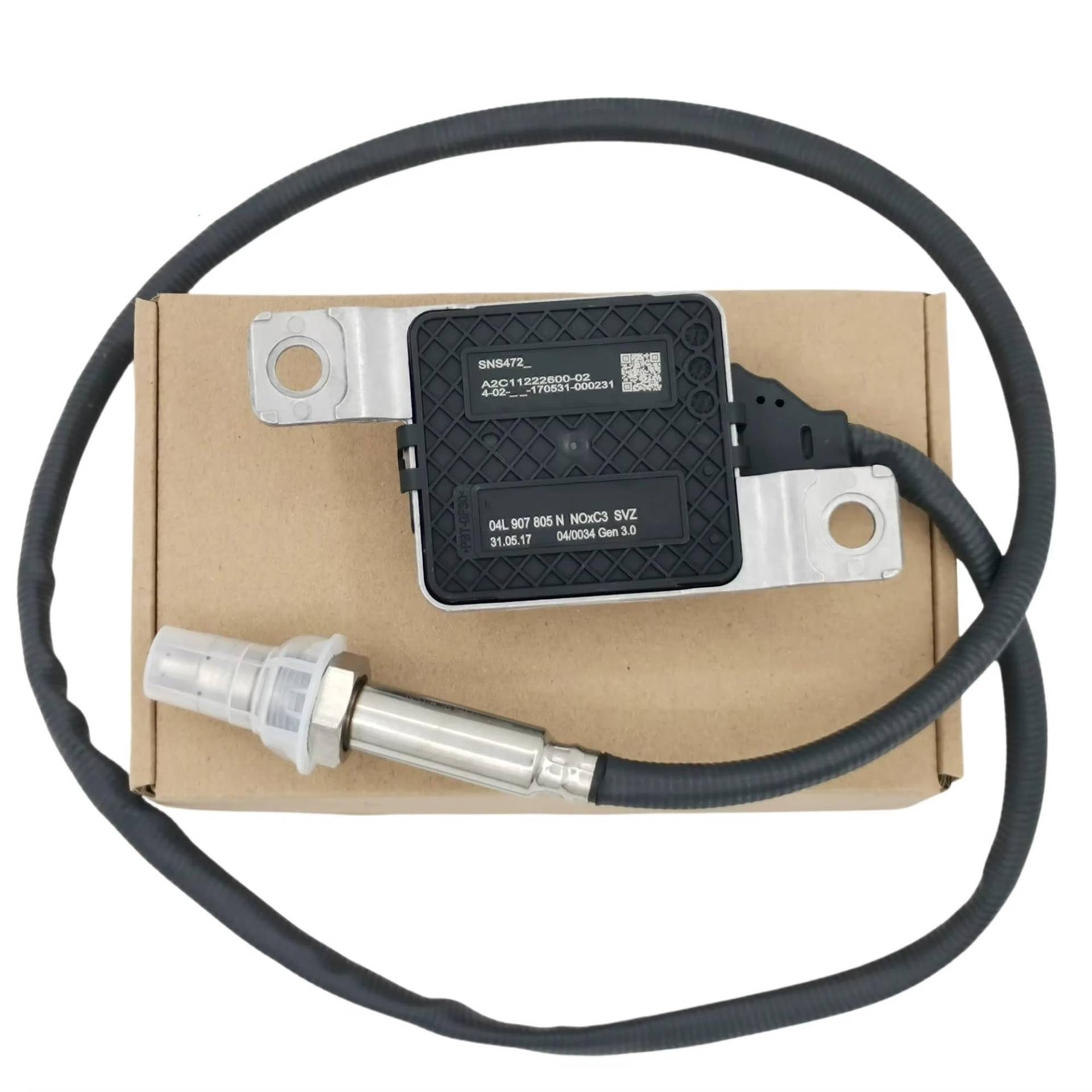 PSRRGZTM Nox Sensor Kompatibel Mit VW Für Caddy Für Maxi C20 MK4 2K Facelift 2.0 Für TDI 2015-2021 Stickoxidsensor 04L907805N 04L907805AT 04L907807 Ersatzzubehör(Nox Sensor) von PSRRGZTM