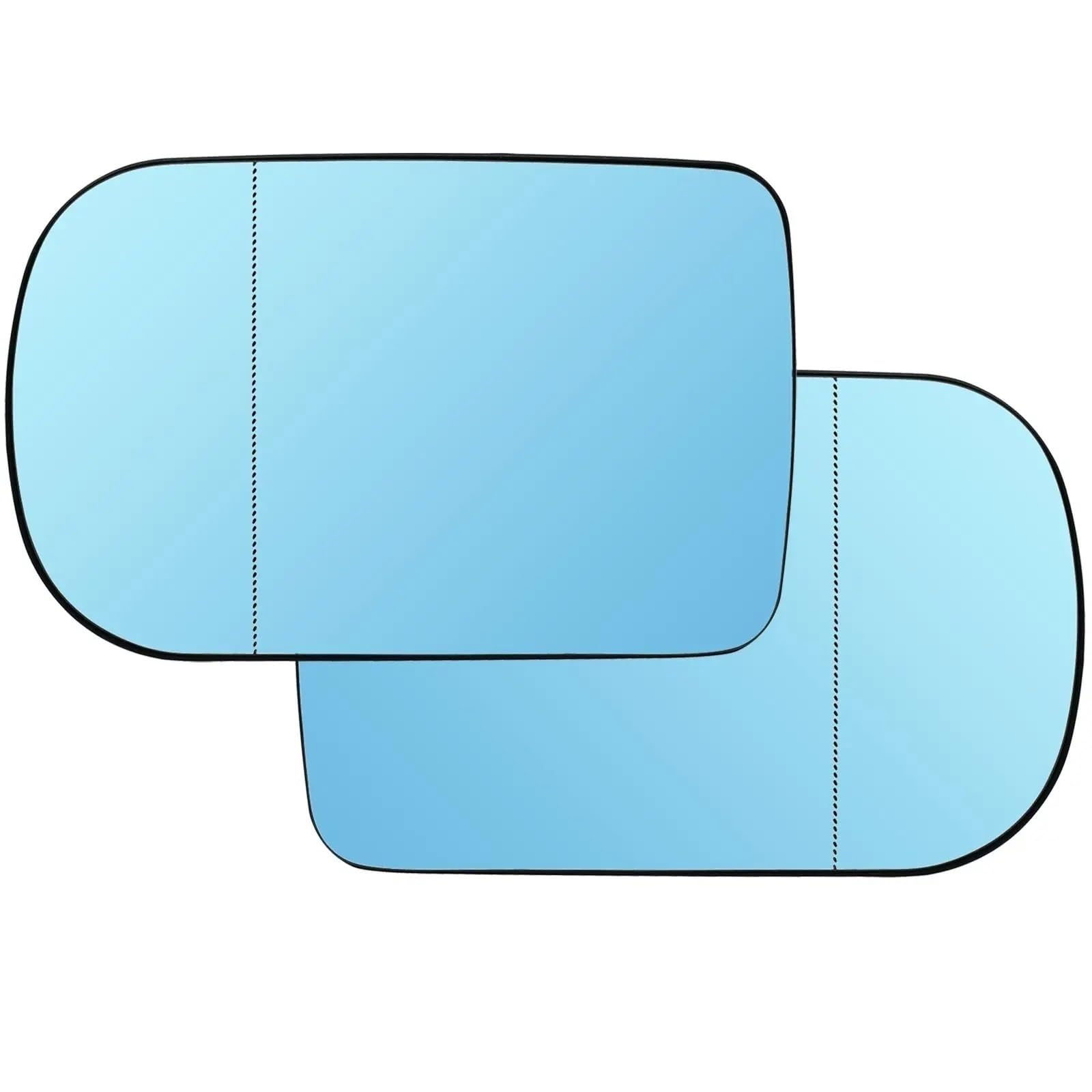 PSRRGZTM Spiegelglas Ersatz Kompatibel Mit 5er E39 525i 528i 530i 540i E E38 740i 750i. Seitenspiegelglas Für Linke Und Rechte Tür, Beheizbare Rückplatte.(Left and Right) von PSRRGZTM