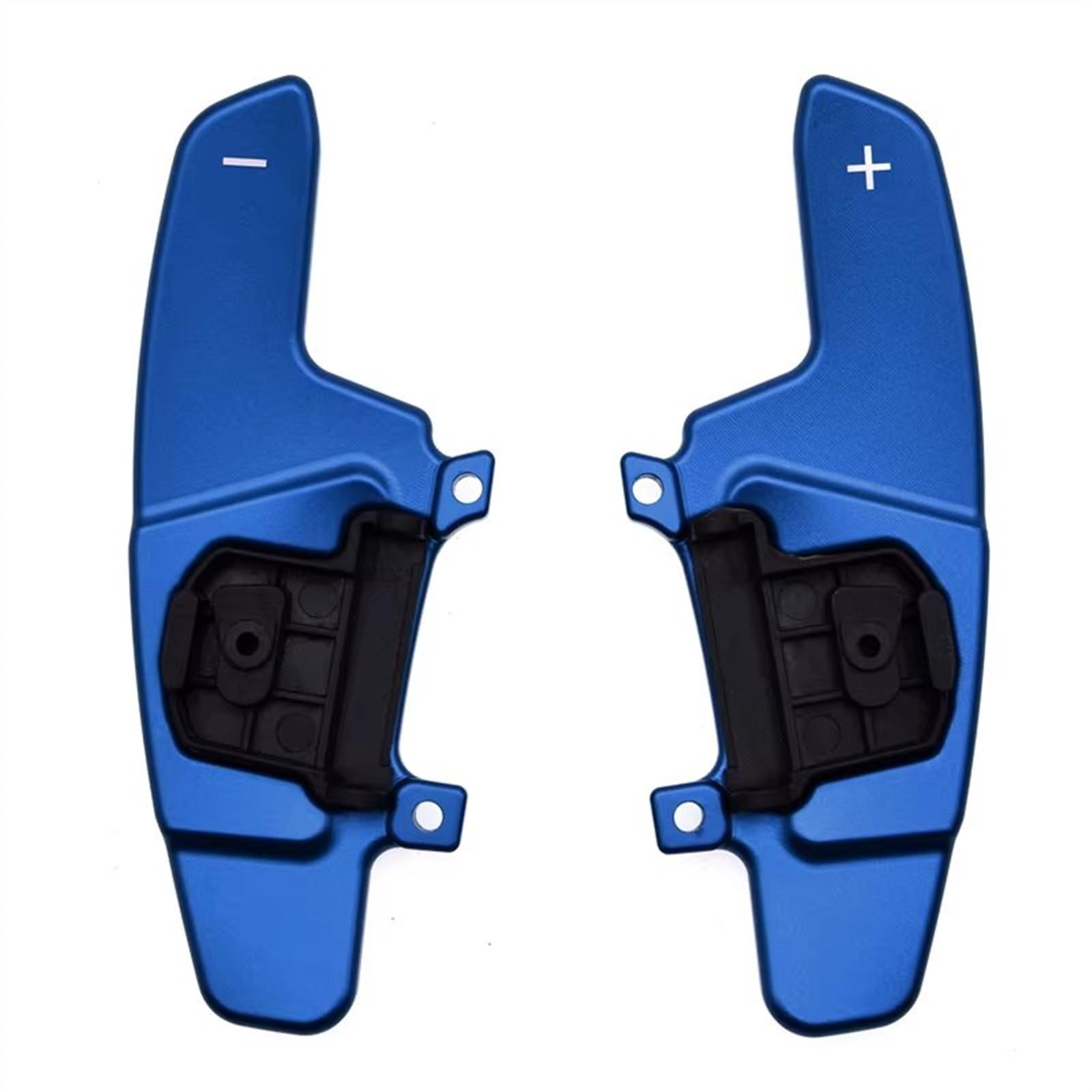 PSRRGZTM modifizierte Teile Kompatibel Mit Golf 7 Für Scirocco Für Polo Für GTI Für Sagitar GLI Für Lamando Für GTS Carbon Fiber Automotive Lenkrad Paddle Shifters(Aluminum Blue) von PSRRGZTM