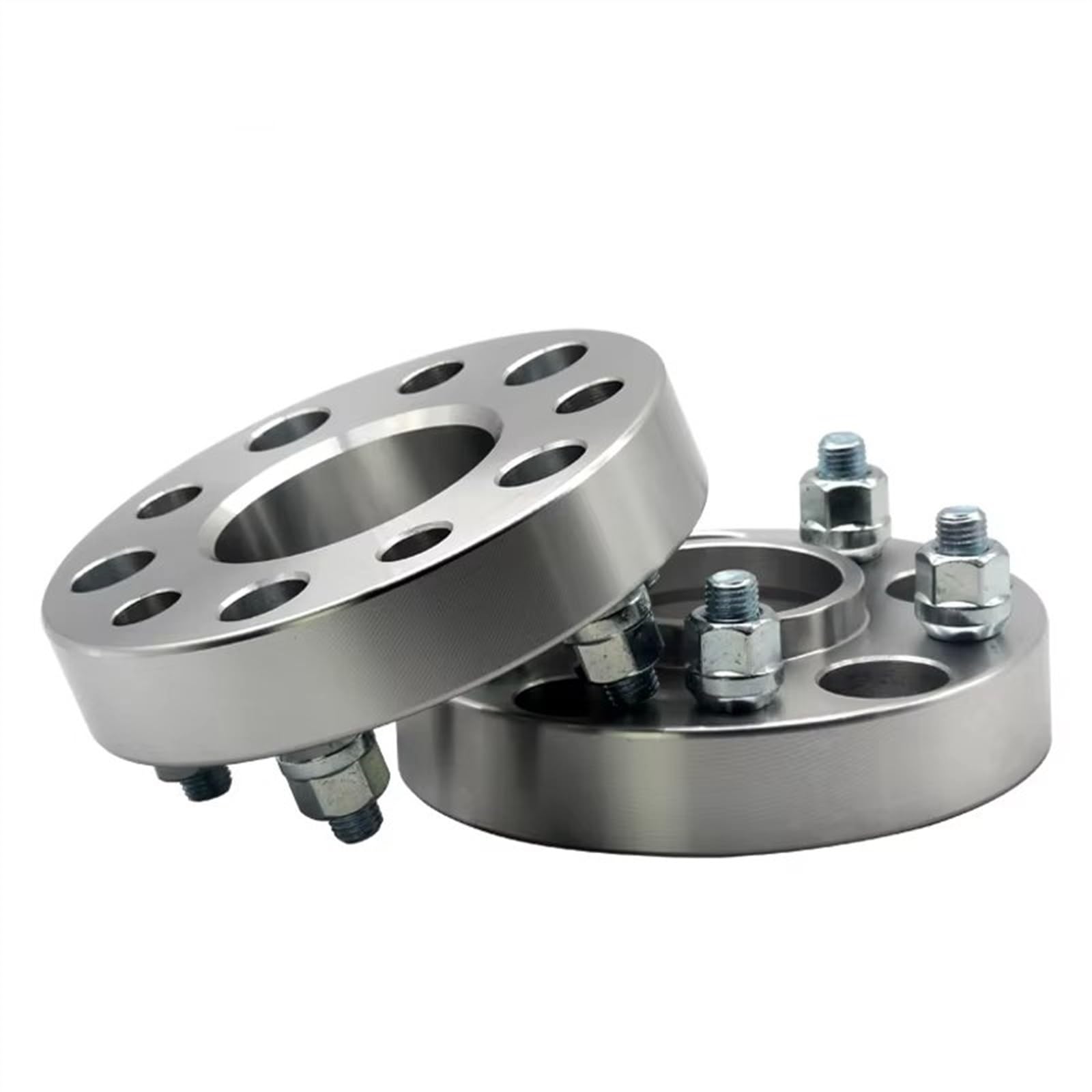 Spurverbreiterungen Kompatibel Mit Porsche Für Panamera Für Cayenne Für Cayman Für Boxster 718 911 Auto-Spurverbreiterungen, Verbreiterungssatz, PCD 5x130 CB71.6-Adapter, 2 Stück(2PC Silver 50mm) von PSRRGZTM