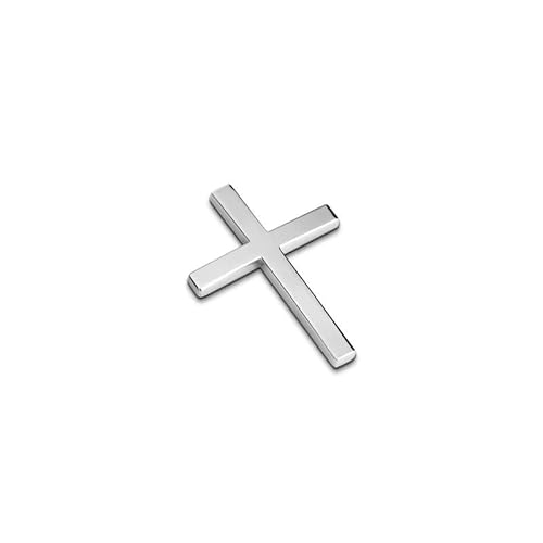 PTDecals 1 STÜCK Silber Metall Jesus Christliches Kreuz Emblem Aufkleber Abzeichen Aufkleber für Auto Kofferraum Heckklappe Seitenkotflügel Dekoration von PTDecals