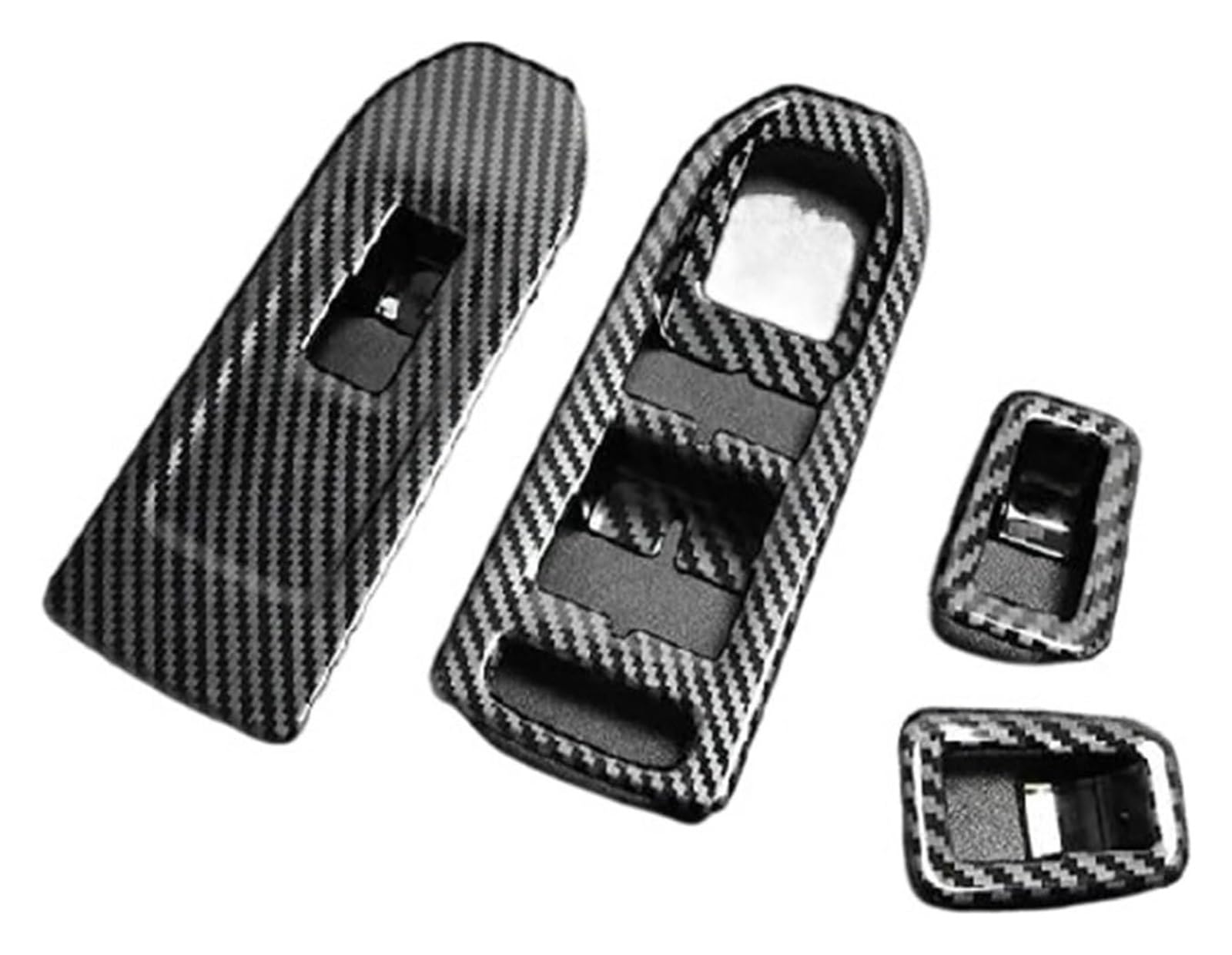 Innengriff Autotür Für VW Für G&olf 8 MK8 2020 2021 LHD Fenster Lift-Taste Schalter Aufkleber Abdeckung Trim 4PCS Innengriff Autotür Für VW Für G&olf 8 MK8 2020 2021 LHD Fenster Lift-Taste Schalter Aufkleber Abdeckung Trim 4PCS von PTGZGFNPAM