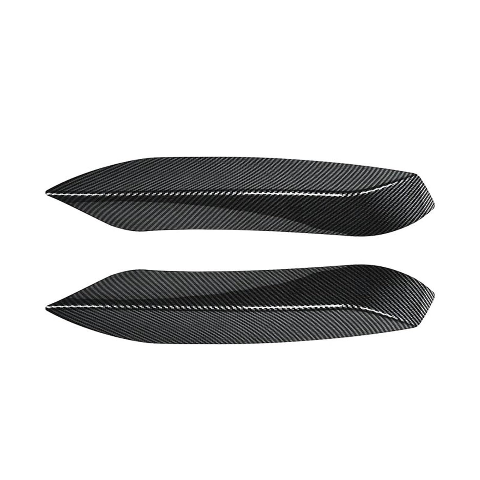 Frontgrill Zierleisten Streifen Auto Frontschürze Lip Body Kit Spoiler Schutz Abdeckung Für 3 Serie 4 Serie M3 M4 F80 F81 F82 F83 2013-2018 Splitter Schutz(Carbon Look,Air Vent Splitter) von PTHEN