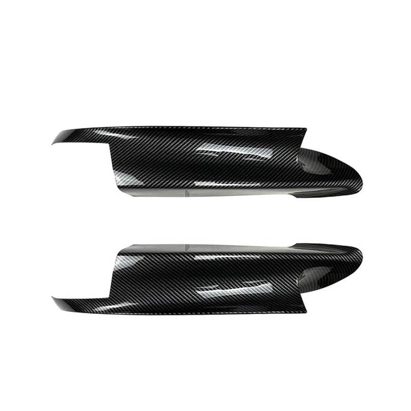 Frontgrill Zierleisten Streifen Für 3 Serie E90 E91 E92 E93 M3 2006 2013 Auto Vorderseite Spoiler Lippe Abdeckung Splitter Trim Protector ABS(Carbon Look) von PTHEN