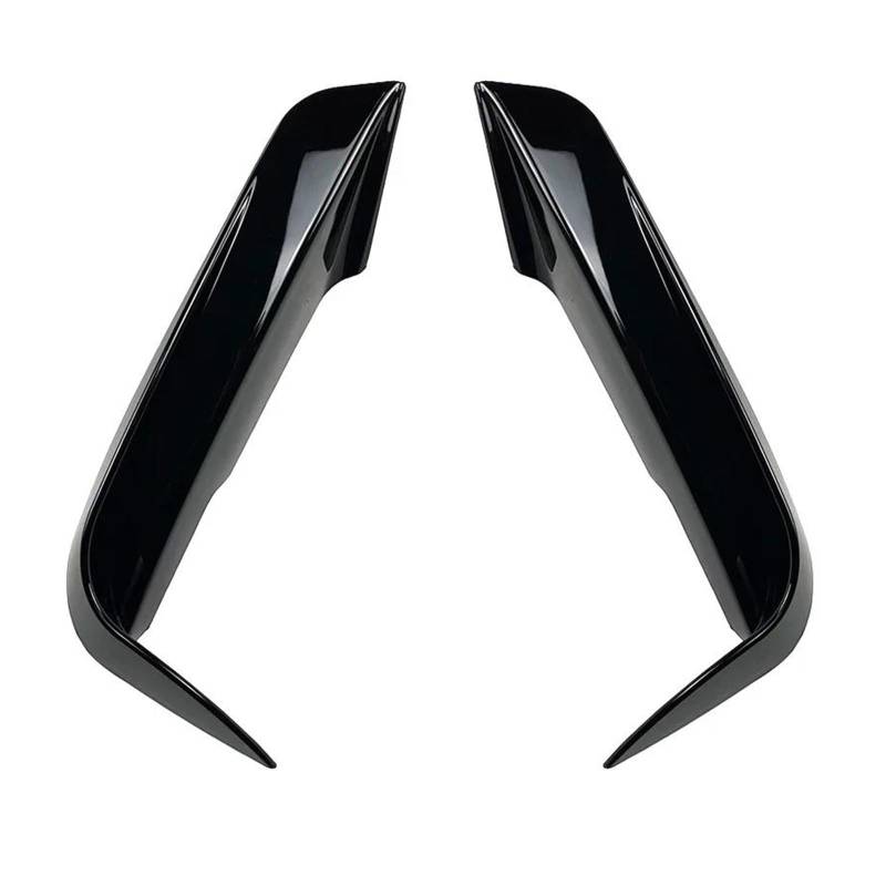 Frontgrill Zierleisten Streifen Für F30 F31 F35 320i 328i 330i 335i 340i 3 Serie M Sport 2012-2019 Front Stoßstange Seite Splitter Spoiler Kit Nebel Lampe Abdeckung(Glossy Black,B) von PTHEN