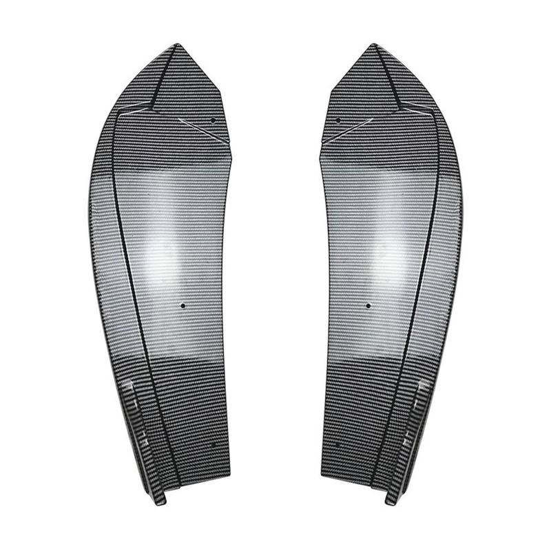 Frontgrill Zierleisten Streifen Für X4 G02 M Sport 2022 + Heckschürze Spoiler Diffusor Seite Splitter Streifen Lippe Schwanz Seite Rock Abdeckung Schutz(Carbon Look) von PTHEN