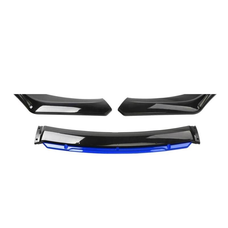 Frontgrill Zierleisten Streifen Universal Front Bumper Lip Spoiler Chin Body Kit Schutz Auto Außen Aerodynamische Teile Auto Front Bumper Lip Body Kit(EIN) von PTHEN