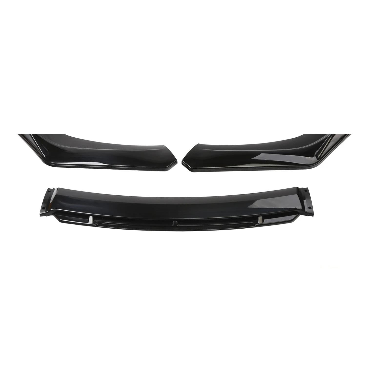 Frontgrill Zierleisten Streifen Universal Front Bumper Lip Spoiler Chin Body Kit Schutz Auto Außen Aerodynamische Teile Auto Front Bumper Lip Body Kit(F) von PTHEN