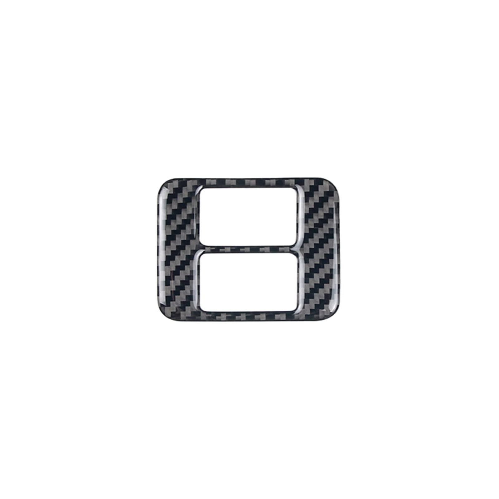 Innenleisten Aufkleber Sitzheizung Knopf Aufkleber Auto Innendekoration Für BRZ 2013-2019 Zubehör(Schwarz,Type A) von PTHEN