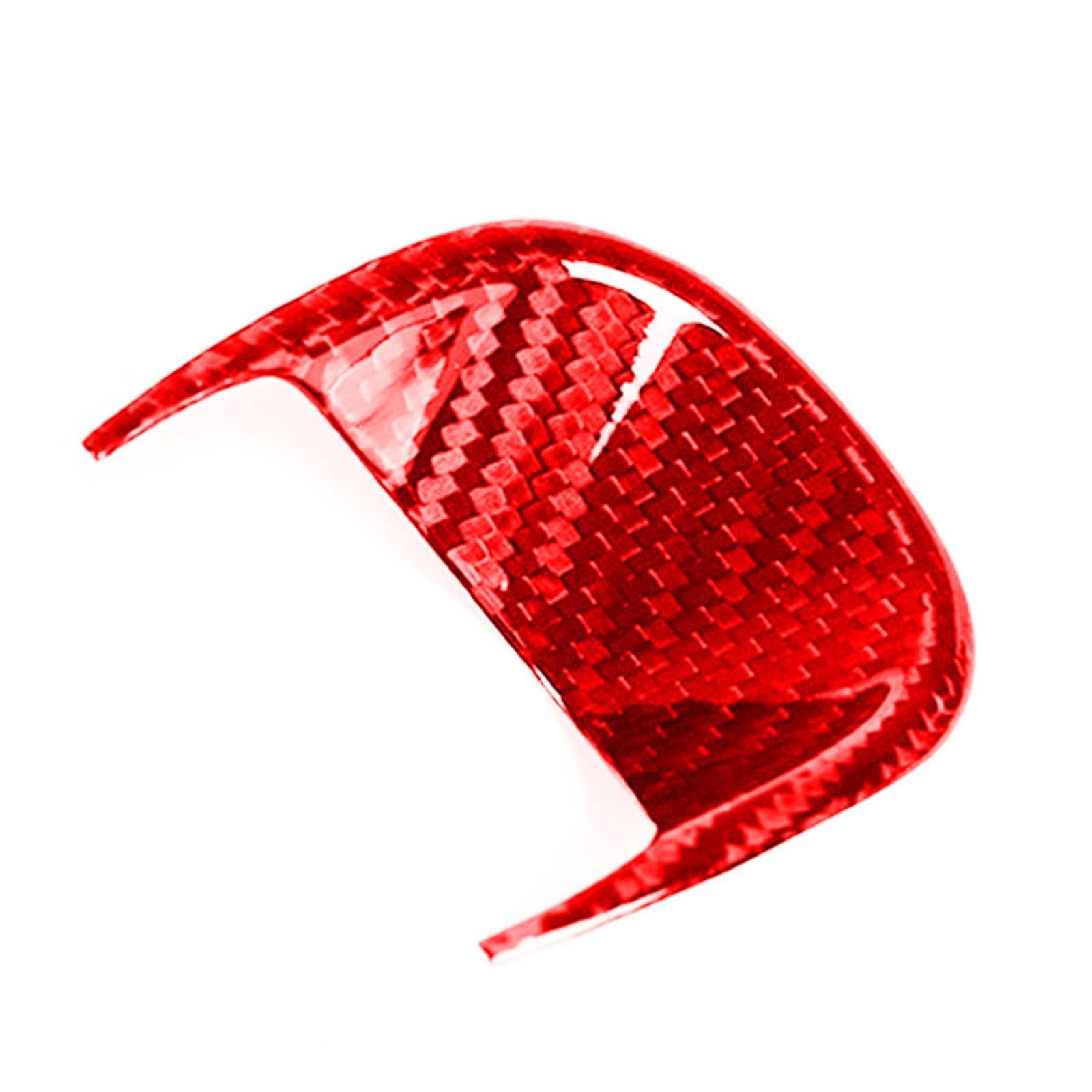Innenleisten Auto Armaturenbrett Uhr Abdeckung Trim Dekoration Aufkleber Für Ghibli 2014-2021 Für Quattroporte 2017-2021(Rot) von PTHEN