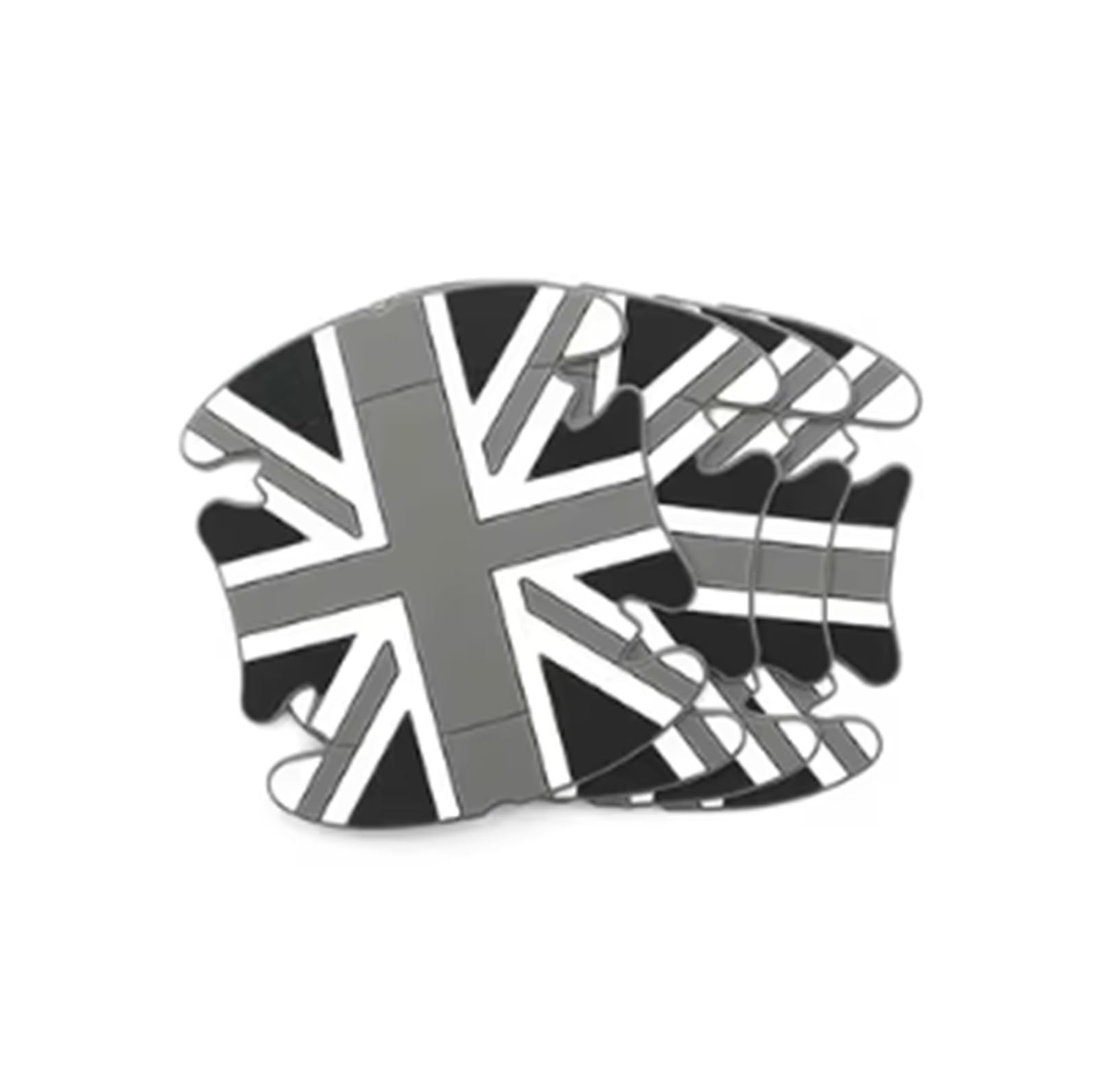 Türgriff-Abdeckung Für MI&N-I Für Cooper S F60 JCW Countryman F60 R50 R52 R53 R55 R56 R60 F54 F55 F56 Autotürgriff Handgelenkschutzband(Grey Union Jack) von PTHEN