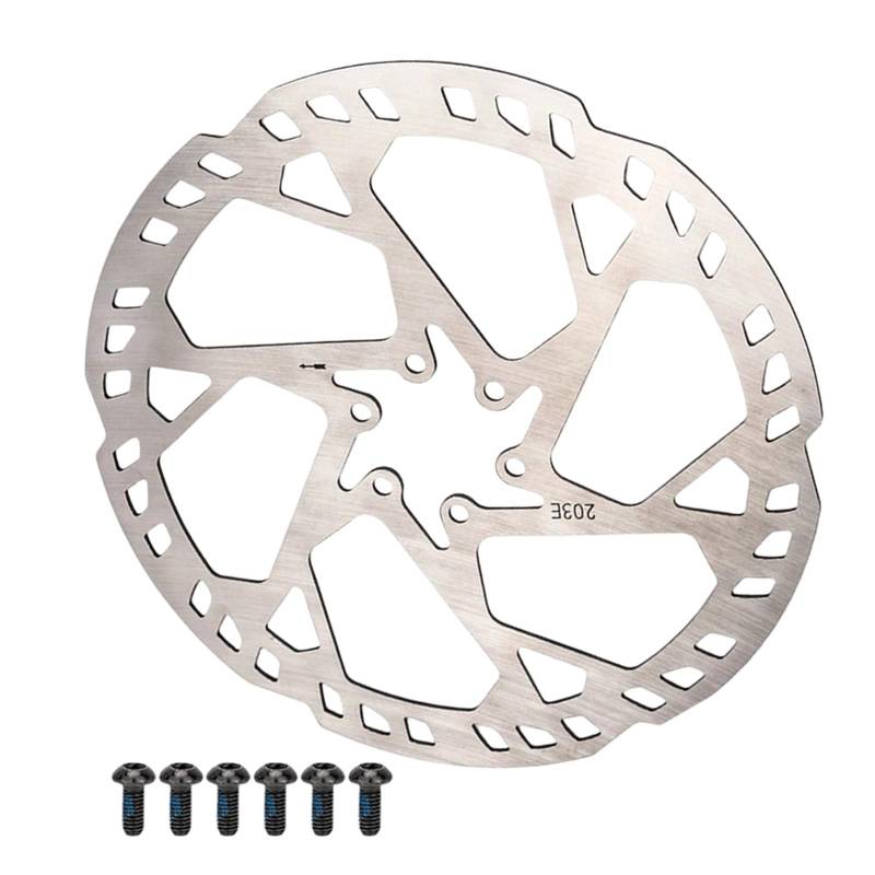 PTILSERY Edelstahl Rennrad Fahrräder Scheibenbremse Rotor mit Schrauben Leichtgewicht Mountainbike Bremsen Rotor Einfach zu bedienen von PTILSERY