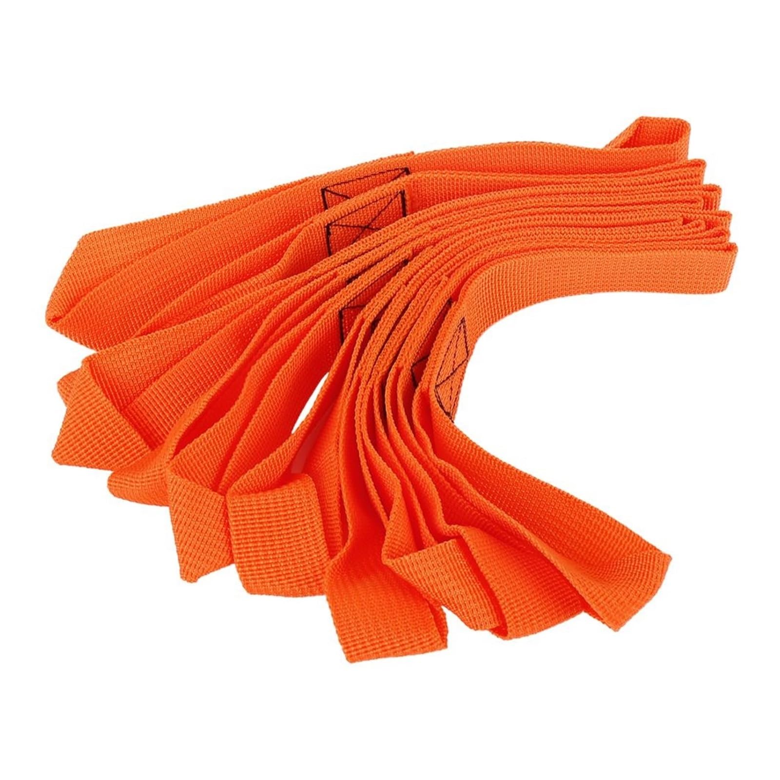 10 stücke Fracht Zurrgurte 2,5x20,5 cm/30,5 cm/40,5 cm Weiche Schleife Zurrgurte Anhängergurte for Auto Motorrad Fahrrad ATV UTV Lugga(2.5x20.5cm Orange) von PTISXV