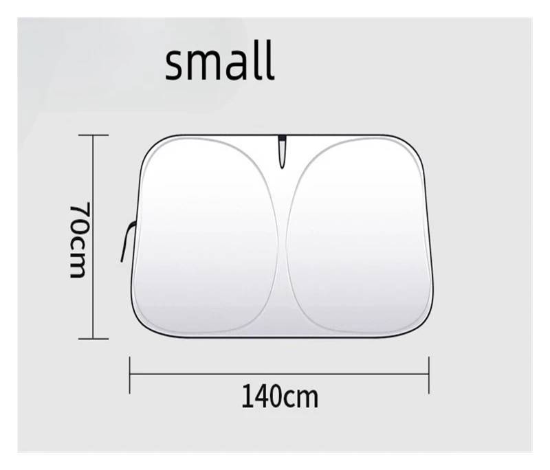 Auto Sonnenschutz Frontscheibe Hitzeschild Sonnenschutz Licht Kissen Vorhang modifizierte Sommer Schutzausrüstung im Auto(A small Pack) von PTISXV